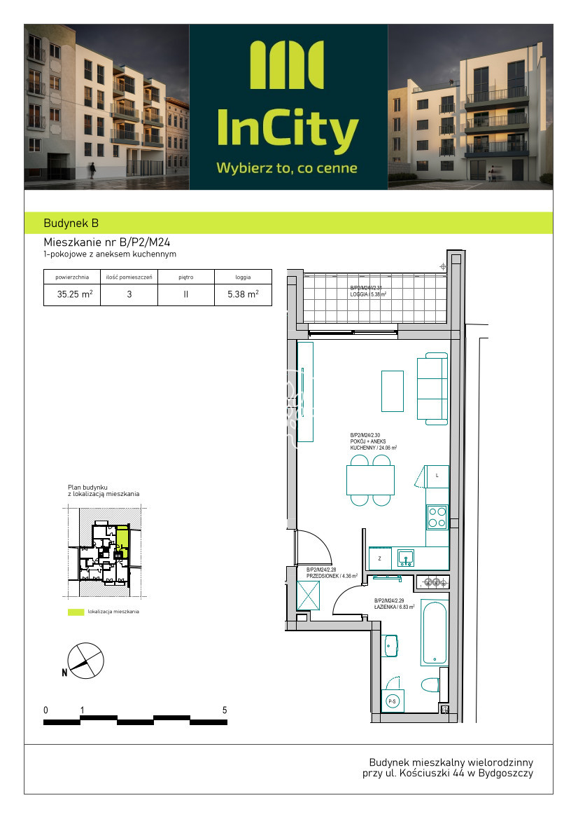 Mieszkanie Sprzedaż Bydgoszcz Śródmieście Tadeusza Kościuszki