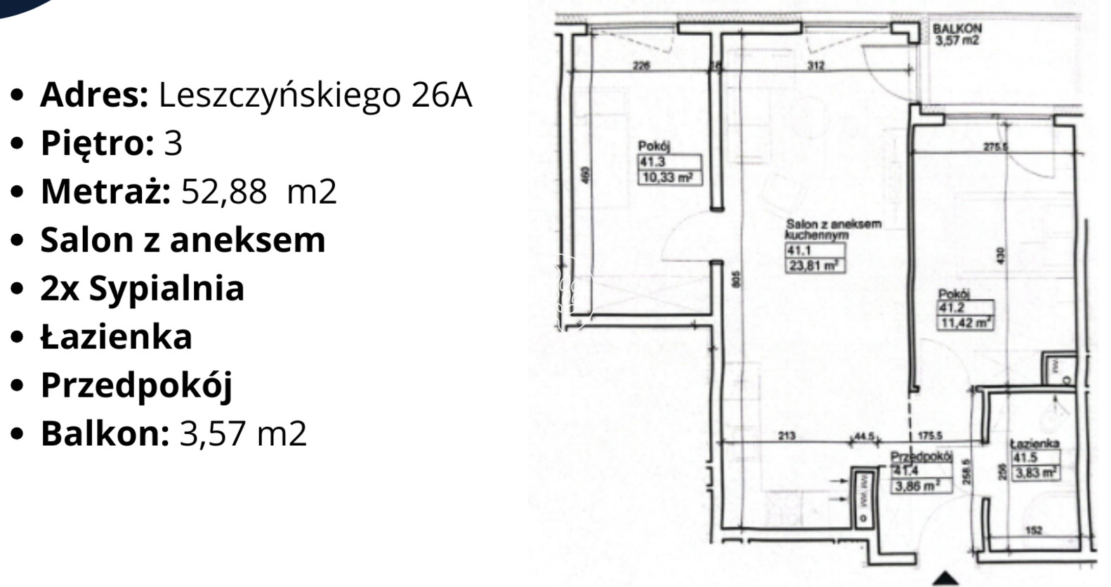 Mieszkanie Sprzedaż Bydgoszcz Stanisława Leszczyńskiego