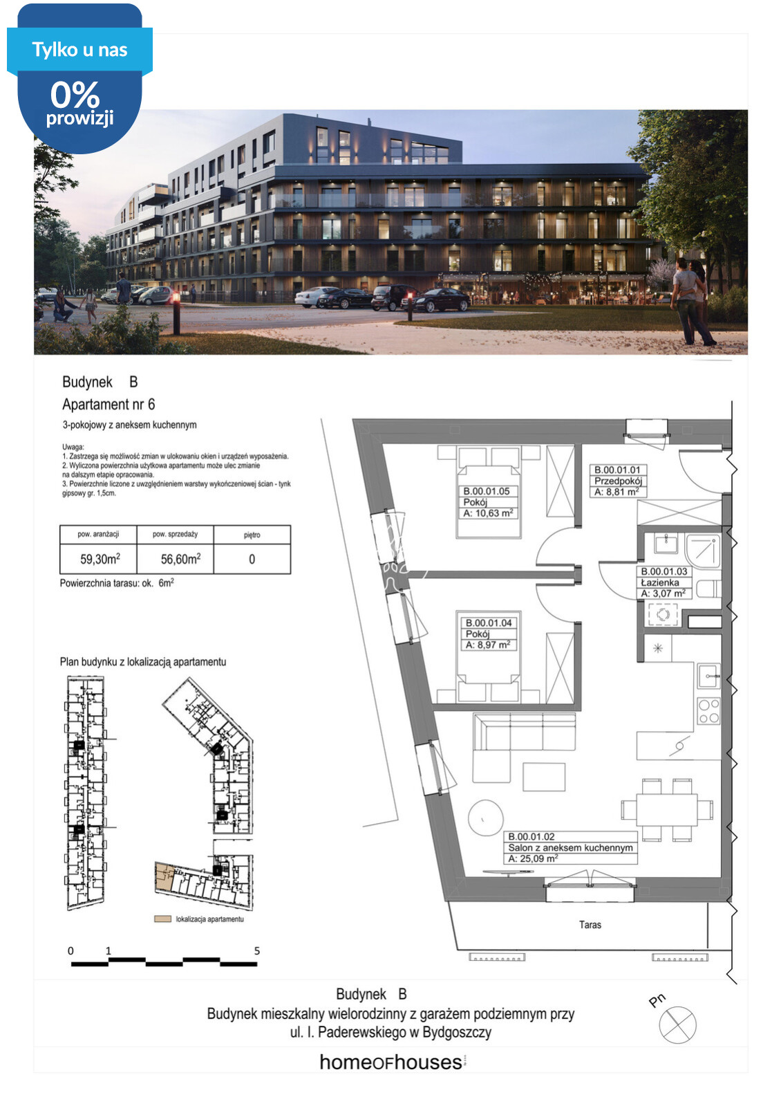 Mieszkanie Sprzedaż Bydgoszcz Bartodzieje Ignacego Paderewskiego
