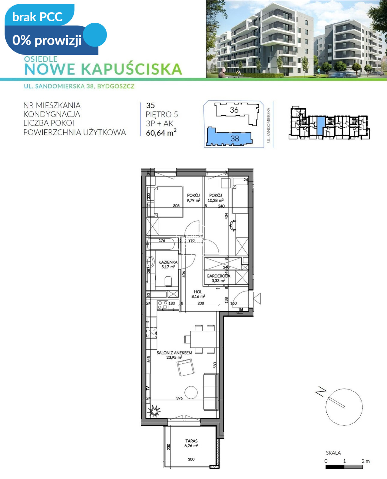 Mieszkanie Sprzedaż Bydgoszcz Kapuściska Sandomierska