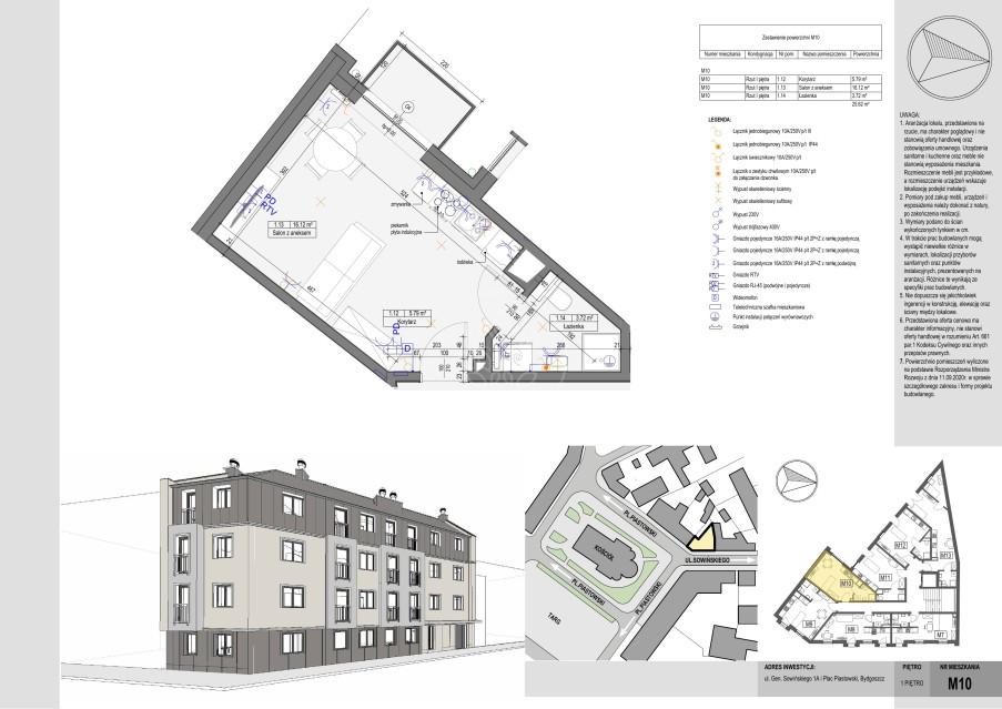 Mieszkanie Sprzedaż Bydgoszcz Śródmieście Józefa Sowińskiego 1