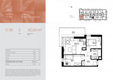 Mieszkanie Sprzedaż Bydgoszcz Czyżkówko Flisacka